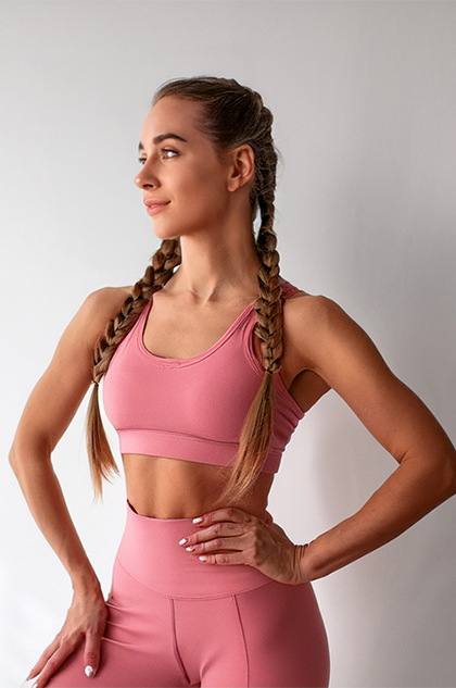 Conjunto Fitness Feminino Mallô – Rosa Power